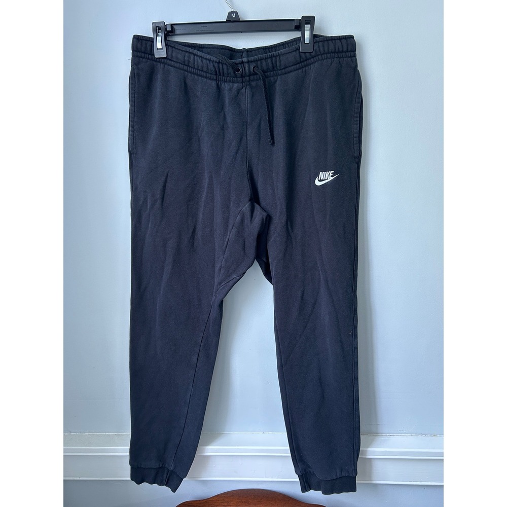 Nike Mens Sportswear Club Fleece Joggers Black Sweatpants 804408-010 L